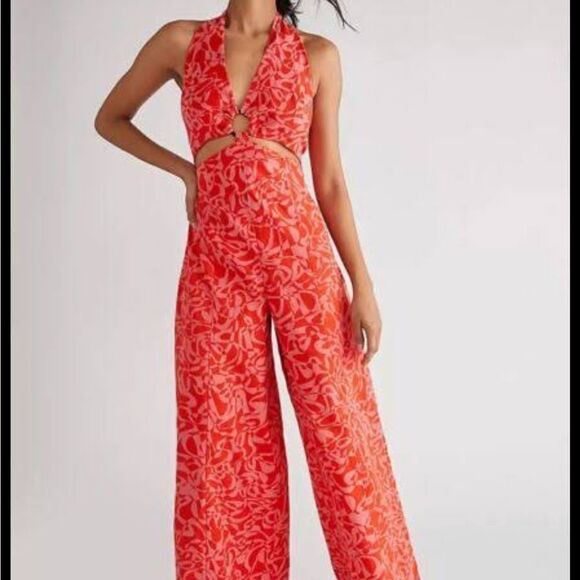 NWT FREE PEOPLE KIRA JUMPSUIT CUTOUT
ONE PIECE size M - Picture 1 of 6